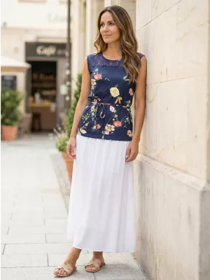 Damen-T-Shirt KIXMI NARISSA DUNKELBLAU