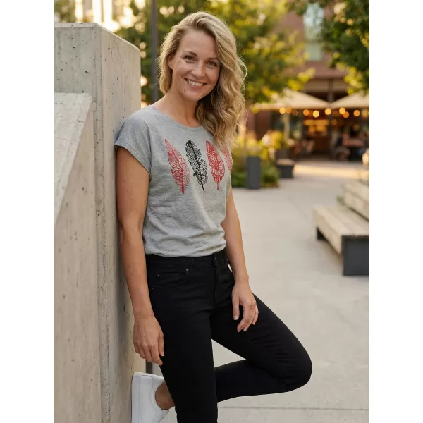  Frauen t -Shirt mit kurzen Ärmeln SAM 73 PENELOPE WT 861 GRAU 