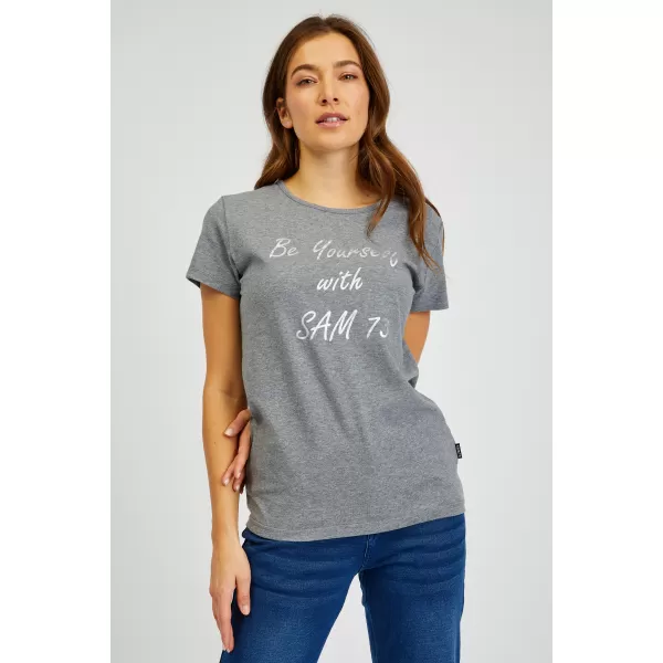 Damen-T-Shirt mit kurzen Ärmeln SAM 73 RENÉE WT 842 GRAU 