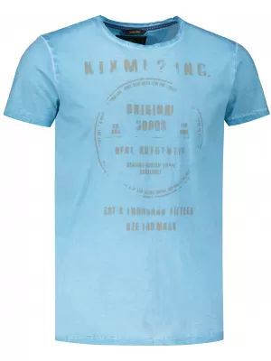 Herren-T-Shirt KIXMI NAVIN BLAU