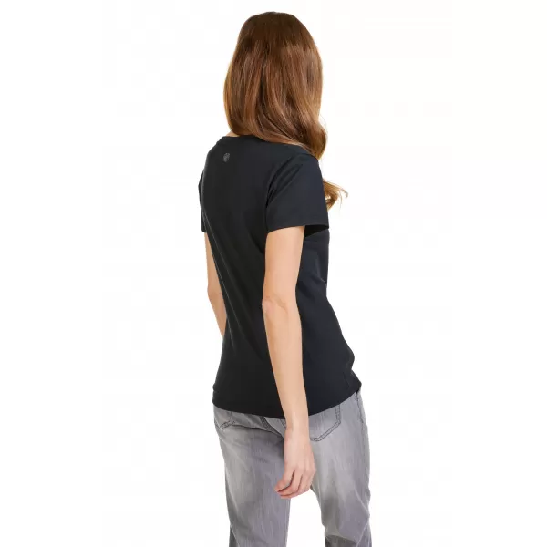  Damen-T-Shirt mit kurzen Ärmeln SAM 73 CLAUDIA WT 847 SCHWARZ 
