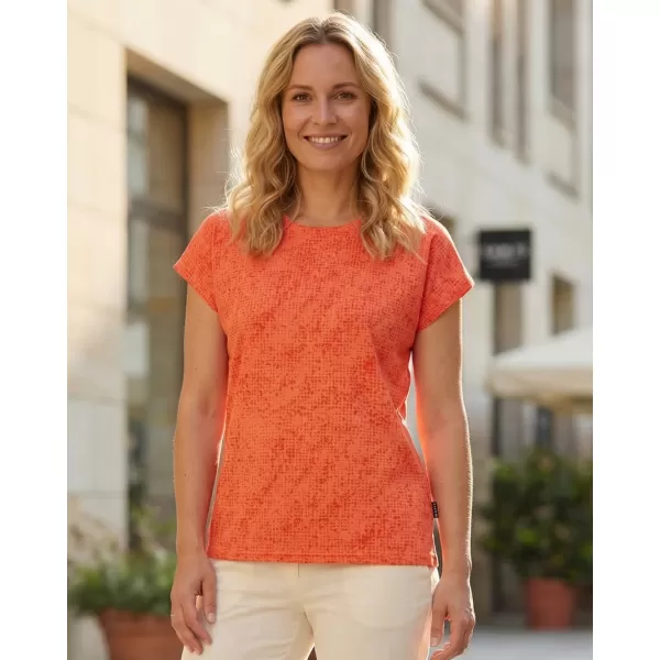  Damen-T-Shirt mit kurzen Ärmeln SAM 73 VERONICA WT 843 HELLORANGE 