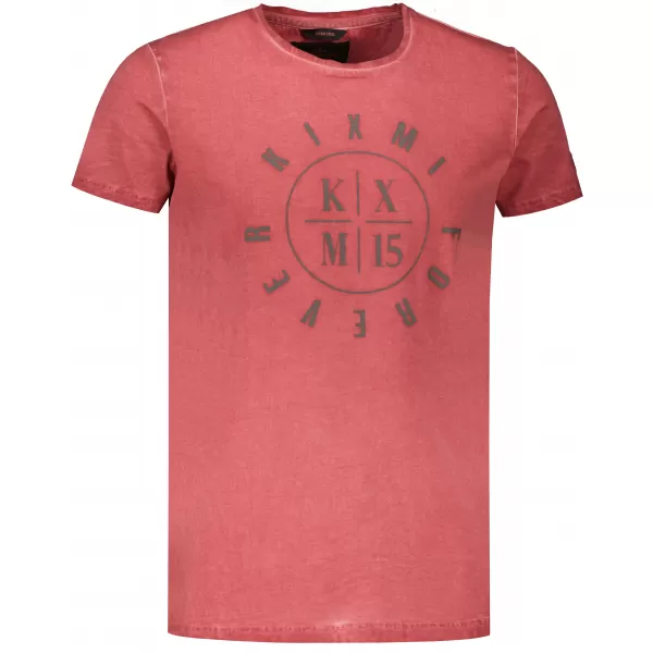  Herren-T-Shirt KIXMI NADIR BURGUND 