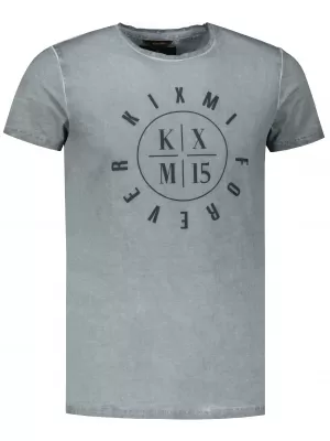 Herren-T-Shirt KIXMI NADIR GRAU
