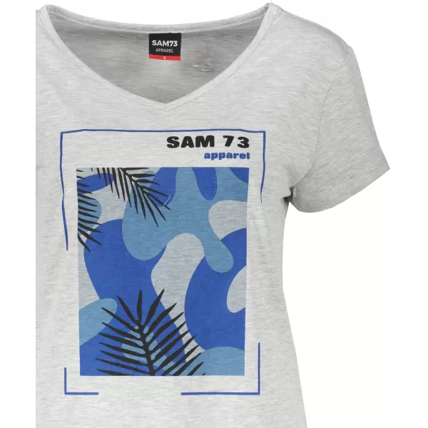  Damen-T-Shirt mit kurzen Ärmeln SAM 73 ILDA WT 855 HELLGRAU 