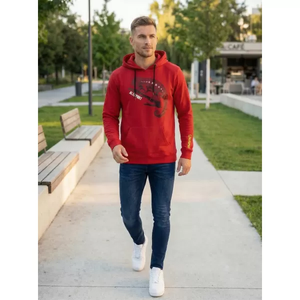  Herren-Sweatshirt ALTISPORT ALM017AL304 ROT 