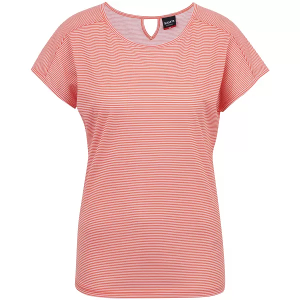 Damen-T-Shirt mit kurzen Ärmeln SAM 73 CELESTE WT 852 HELLORANGE 