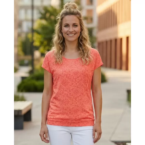  Damen-T-Shirt mit kurzen Ärmeln SAM 73 CINDY WT 859 HELLORANGE 