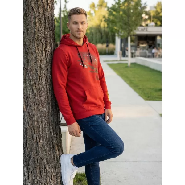  Herren-Sweatshirt ALTISPORT ALM017AL304 ROT 