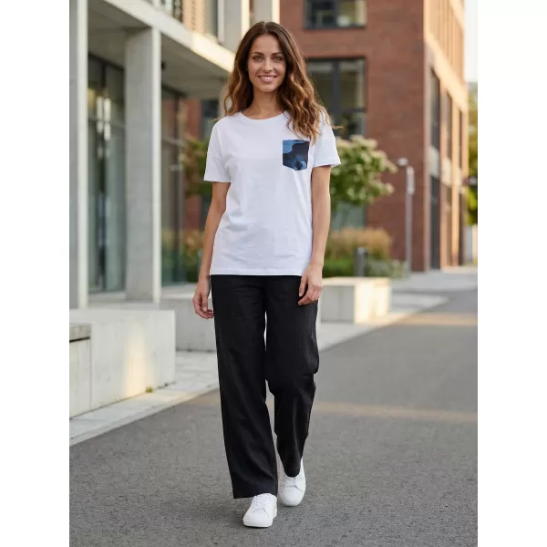  Damen-T-Shirt mit kurzen Ärmeln SAM 73 MARIE WT 848 WEIß 