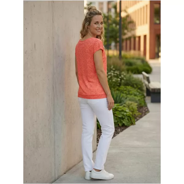  Damen-T-Shirt mit kurzen Ärmeln SAM 73 CINDY WT 859 HELLORANGE 