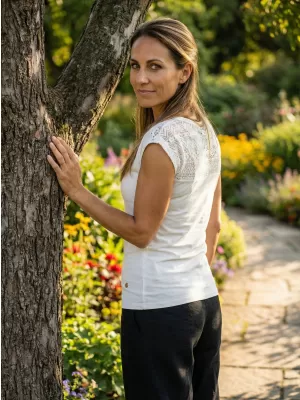 Damen-T-Shirt KIXMI NONIE WEIß
