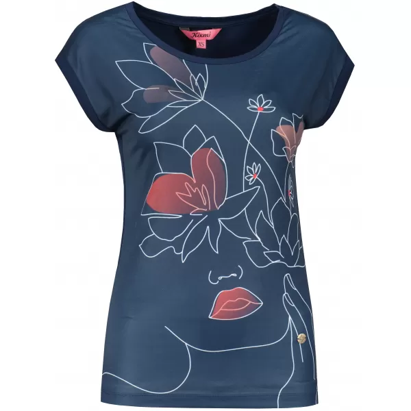  Damen-T-Shirt KIXMI NALINI DUNKELBLAU 