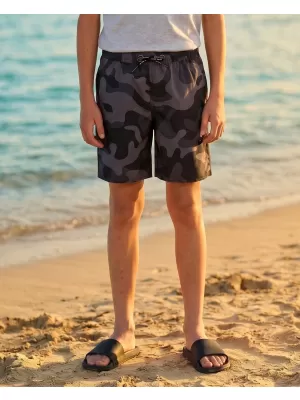 Badeshorts für Jungen SAM 73 JORDAN BS 539 SCHWARZ