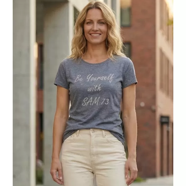  Damen-T-Shirt mit kurzen Ärmeln SAM 73 RENÉE WT 842 GRAU 