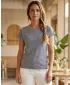 Damen-T-Shirt mit kurzen Ärmeln SAM 73 CELESTE WT 852 DUNKELBLAU