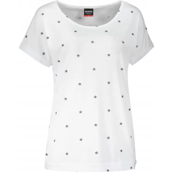  Frauen t -Shirt mit kurzen Ärmeln SAM 73 ROXANNE WT 856 WEIß 