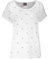 Frauen t -Shirt mit kurzen Ärmeln SAM 73 ROXANNE WT 856 WEIß