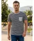 Herren-T-Shirt mit kurzen Ärmeln SAM 73 MARTIN MT 794 HELLGRAU