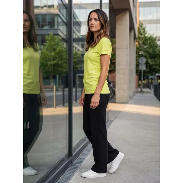  Damen-T-Shirt mit kurzen Ärmeln SAM 73 CLAUDIA WT 847 HELLGELB 