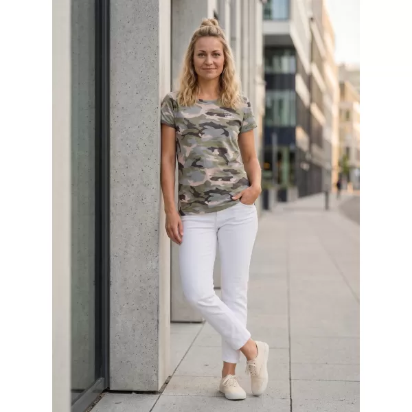  Damen-T-Shirt mit kurzen Ärmeln SAM 73 NORA WT 849 HELLGRAU 