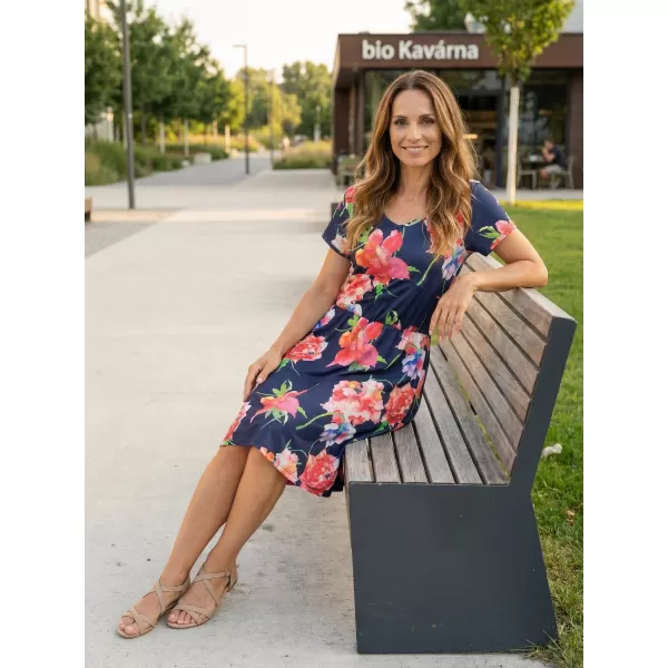  Kleid KIXMI NOLLIE DUNKELBLAU 