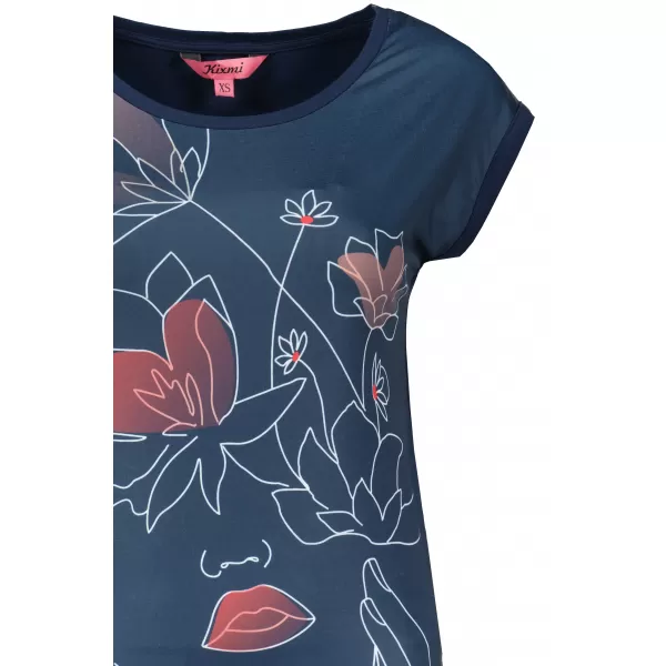  Damen-T-Shirt KIXMI NALINI DUNKELBLAU 