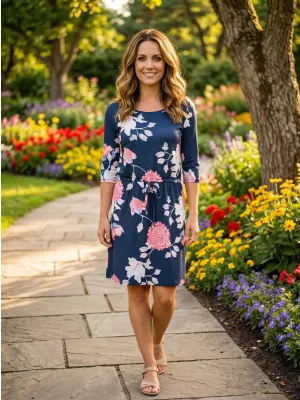 Kleid KIXMI NYDIA DUNKELBLAU