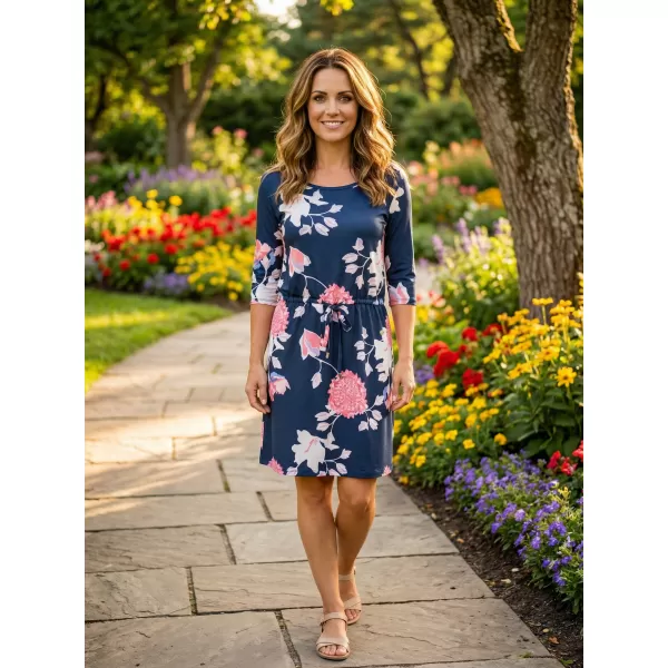  Kleid KIXMI NYDIA DUNKELBLAU 