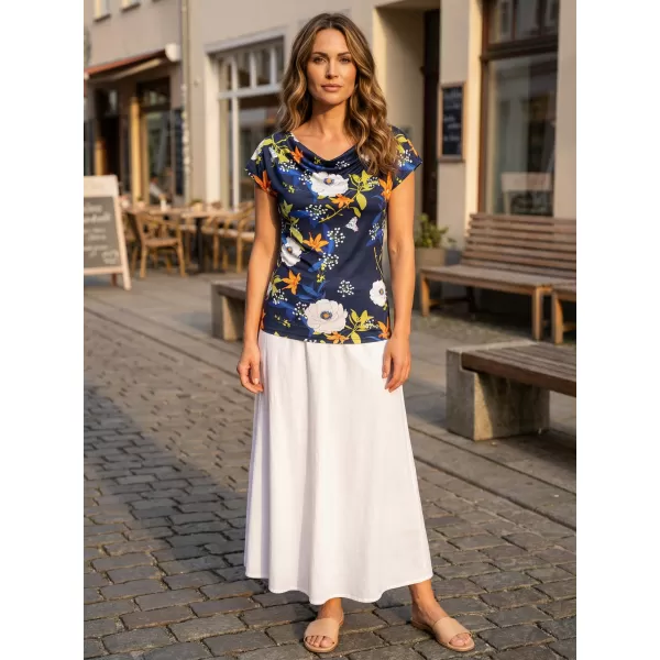  Damen-T-Shirt KIXMI NANCY DUNKELBLAU 