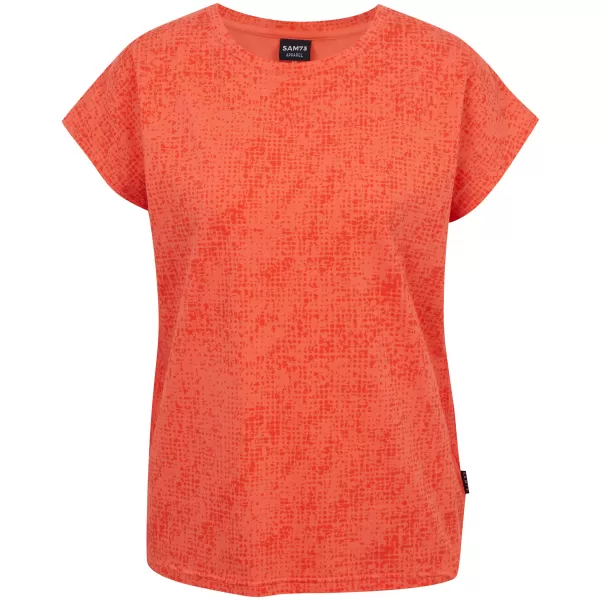  Damen-T-Shirt mit kurzen Ärmeln SAM 73 VERONICA WT 843 HELLORANGE 