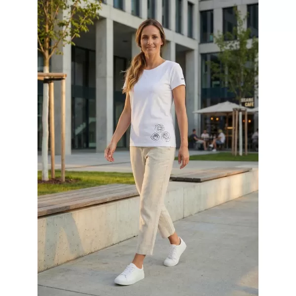  Damen-T-Shirt mit kurzen Ärmeln SAM 73 BETHANY WT 846 WEIß 