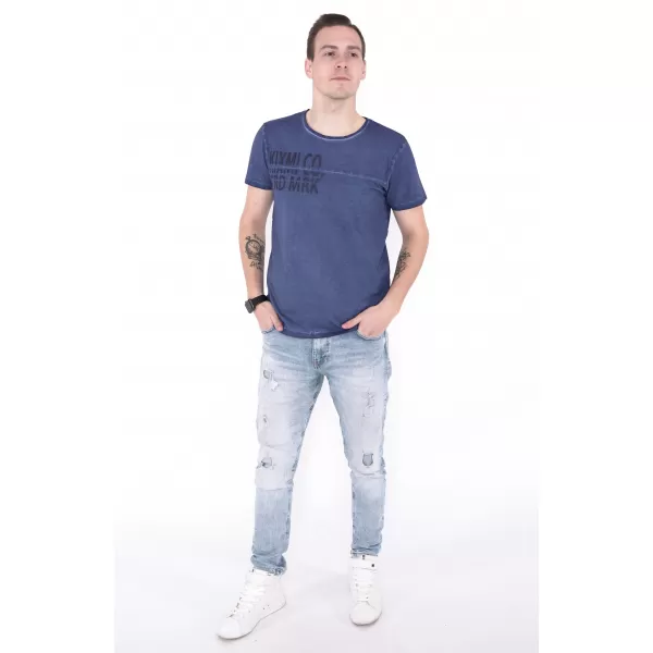  Herren-T-Shirt KIXMI NIREL DUNKELBLAU 
