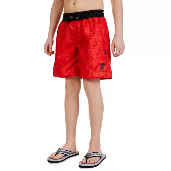  Badeshorts für Jungen SAM 73 DOMINIC BS 540 ROT 