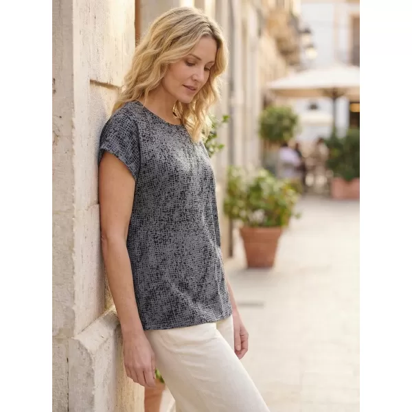  Damen-T-Shirt mit kurzen Ärmeln SAM 73 VERONICA WT 843 SCHWARZ 