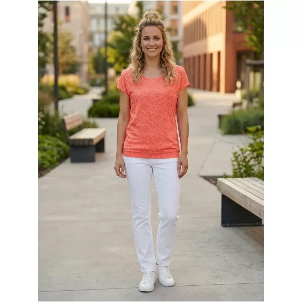  Damen-T-Shirt mit kurzen Ärmeln SAM 73 CINDY WT 859 HELLORANGE 