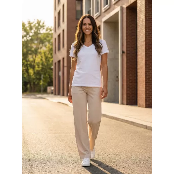  Damen-T-Shirt mit kurzen Ärmeln SAM 73 CLAUDIA WT 847 WEIß 