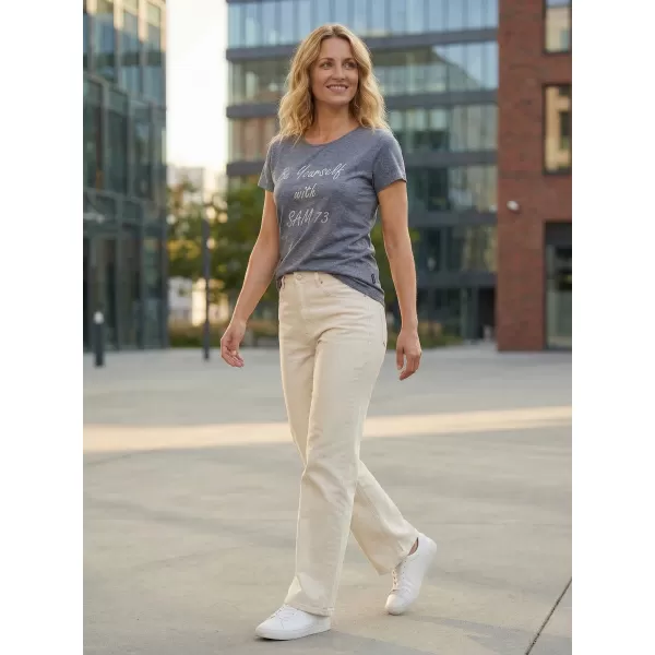 Damen-T-Shirt mit kurzen Ärmeln SAM 73 RENÉE WT 842 GRAU 