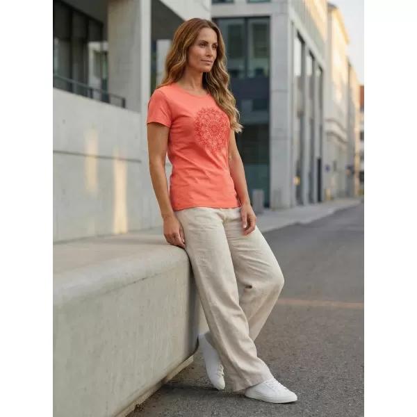  Damen-T-Shirt mit kurzen Ärmeln SAM 73 DEBORAH WT 845 HELLORANGE 