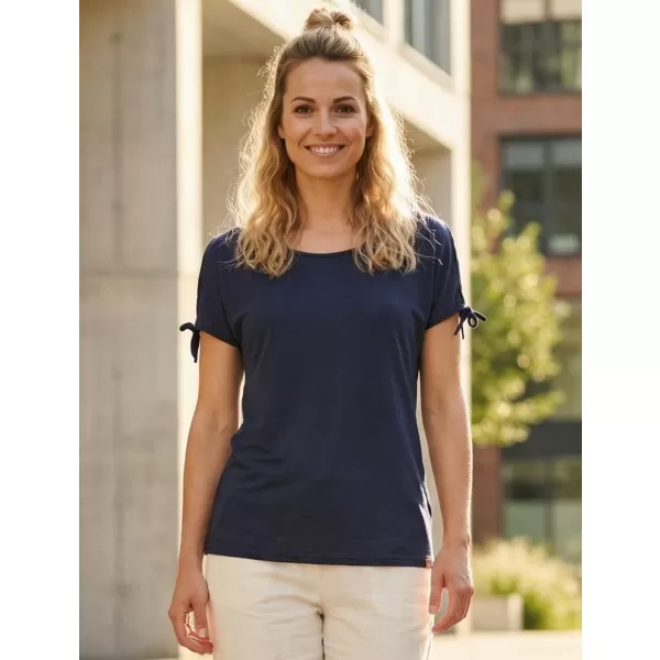  Damen-T-Shirt mit kurzen Ärmeln SAM 73 FELICIA WT 854 DUNKELBLAU 