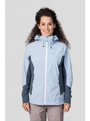 Softshelljacke für Damen HANNAH PULLA BLAUER NEBEL/DUNKLER SCHIEFER