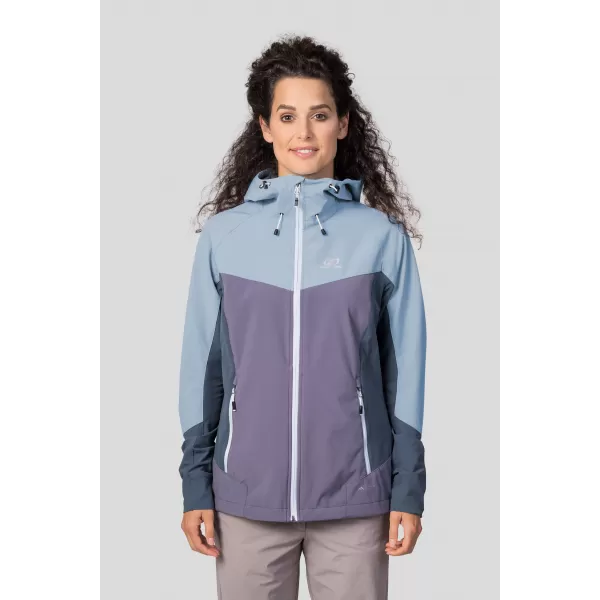  Softshelljacke für Damen HANNAH PULLA BLAUER NEBEL/HAI 