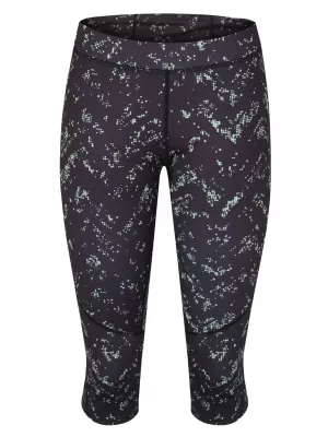 3/4-Leggings für Damen HANNAH RELAY ANTHRAZIT/GRÜN