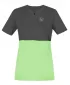 Damen-T-Shirt HANNAH BERRY ASPHALT/PARADIESGRÜN MEL