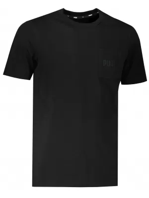 Herren-T-Shirt PUMA MODERN BASIC POCKET TEE PUMA SCHWARZ