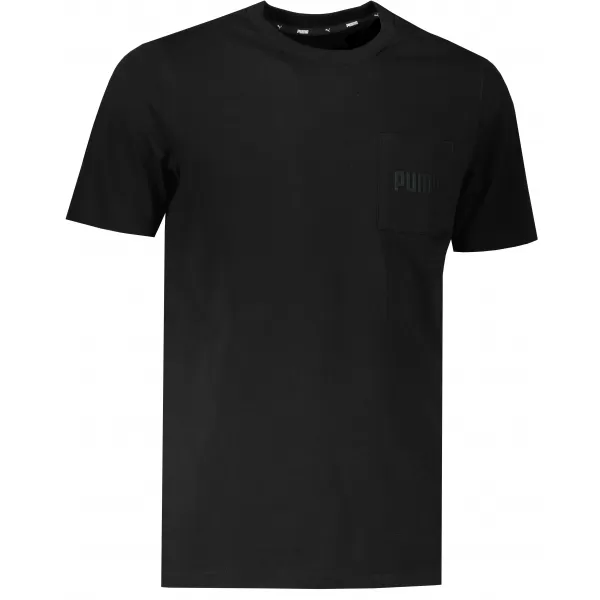  Herren-T-Shirt PUMA MODERN BASIC POCKET TEE PUMA SCHWARZ 