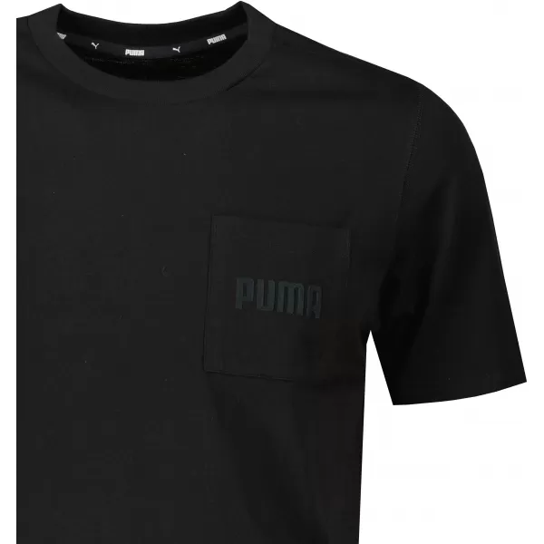  Herren-T-Shirt PUMA MODERN BASIC POCKET TEE PUMA SCHWARZ 