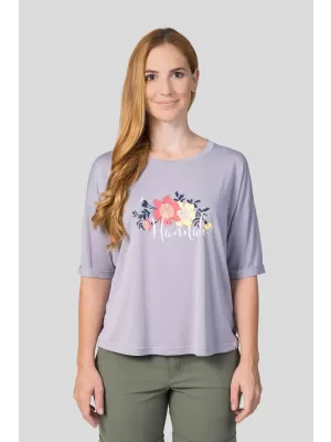 Damen-T-Shirt HANNAH CLEA GLETSCHERGRAU