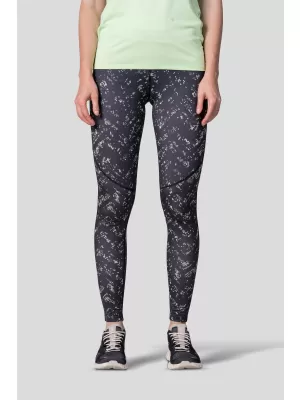 Leggings für Damen HANNAH MONETY ANTHRAZIT/GRÜN