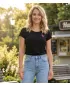 Damen-T-Shirt ALTISPORT ALW153122 SCHWARZ ROSA